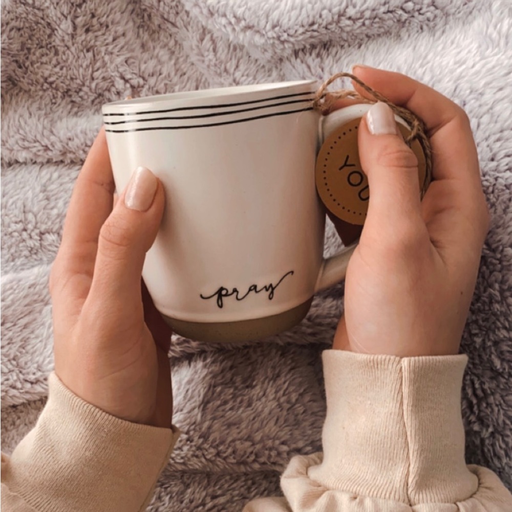 Ceramic “pray” mug